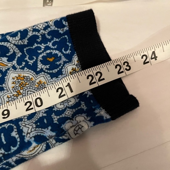 NWT Talbots size L paisley cardigan - Picture 8 of 10